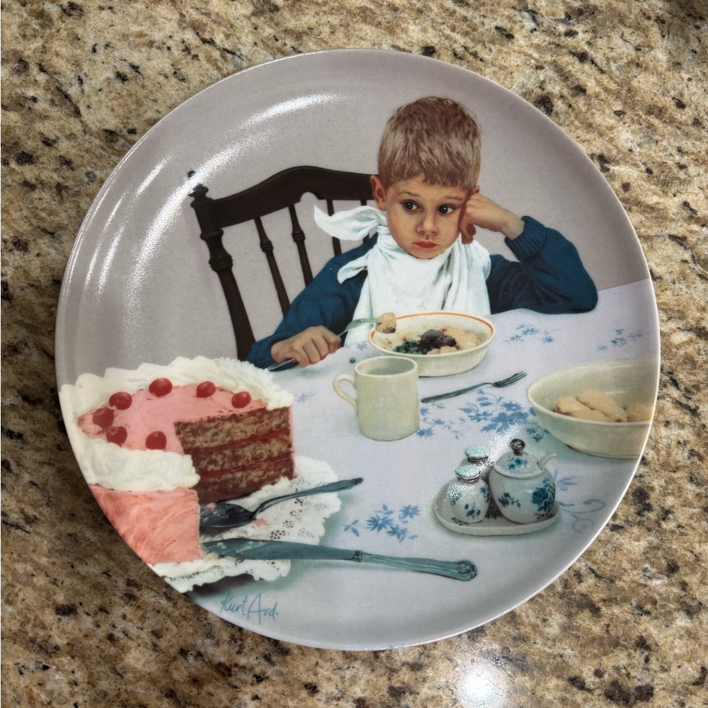 VINTAGE Kurt Ard Decorative plate 1985